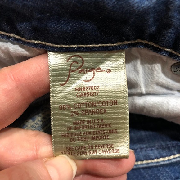 Paige Womens 32 Mid Rise Cropped Venice Skinny Jeans - Picture 4 of 5